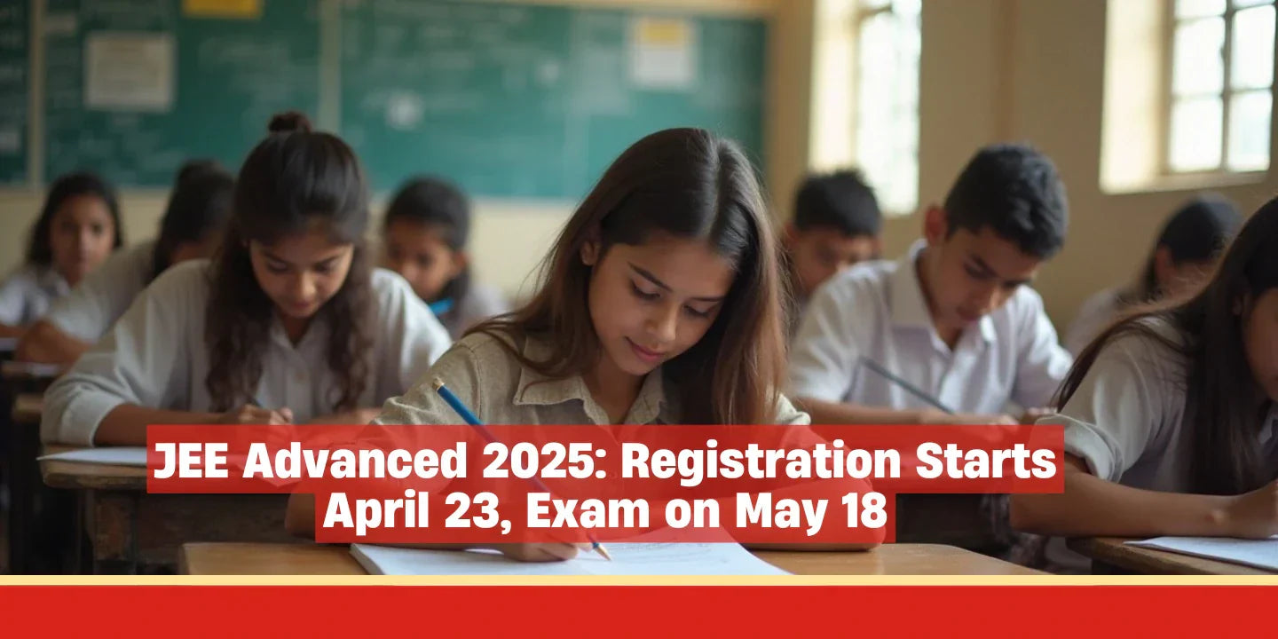 JEE Advanced 2025 Registration Opens April 23, Exam on May 18 – Chate ...