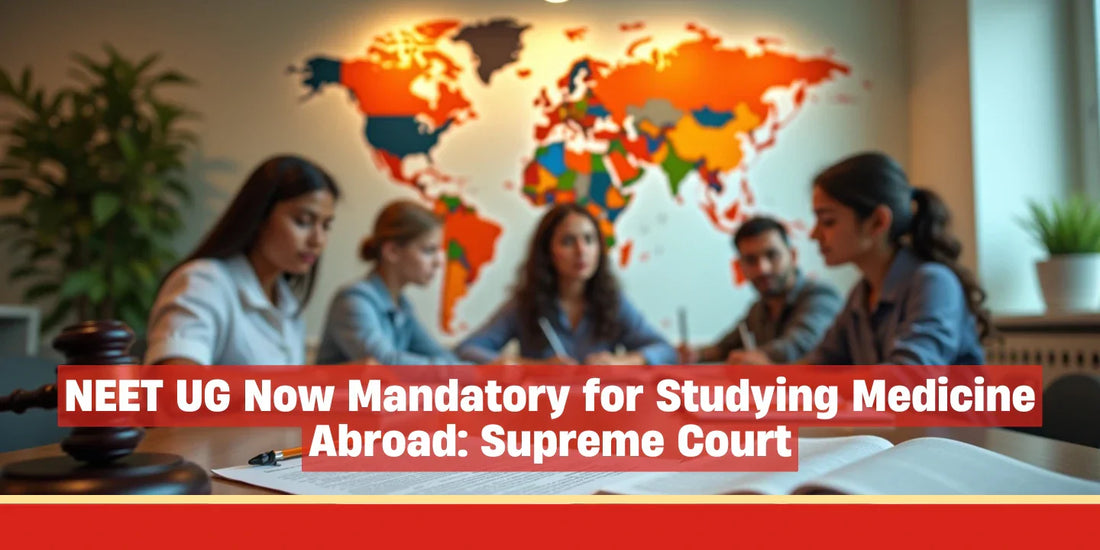 NEET UG Now Mandatory for Studying Medicine Abroad: Supreme Court