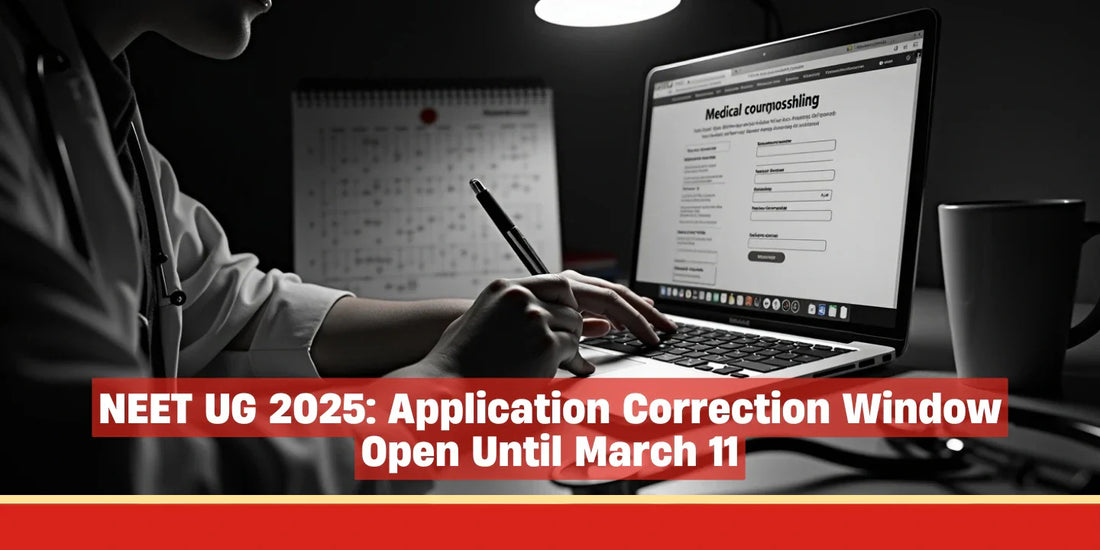 NEET UG 2025 Application Correction Window Open Until March 11 – Step-by-Step Guide for Students