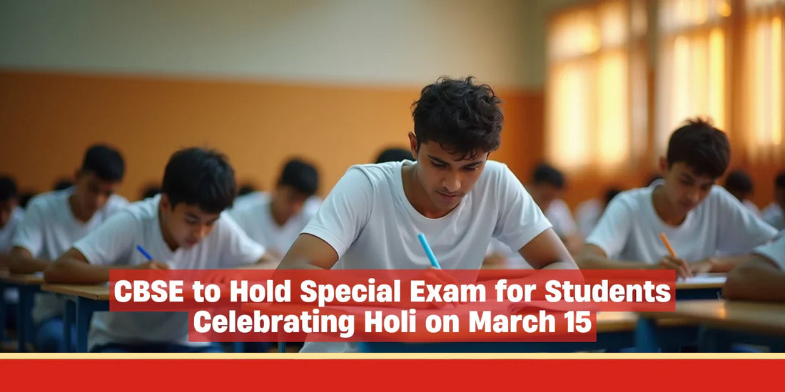 CBSE to Hold Special Exam for Students Celebrating Holi on March 15
