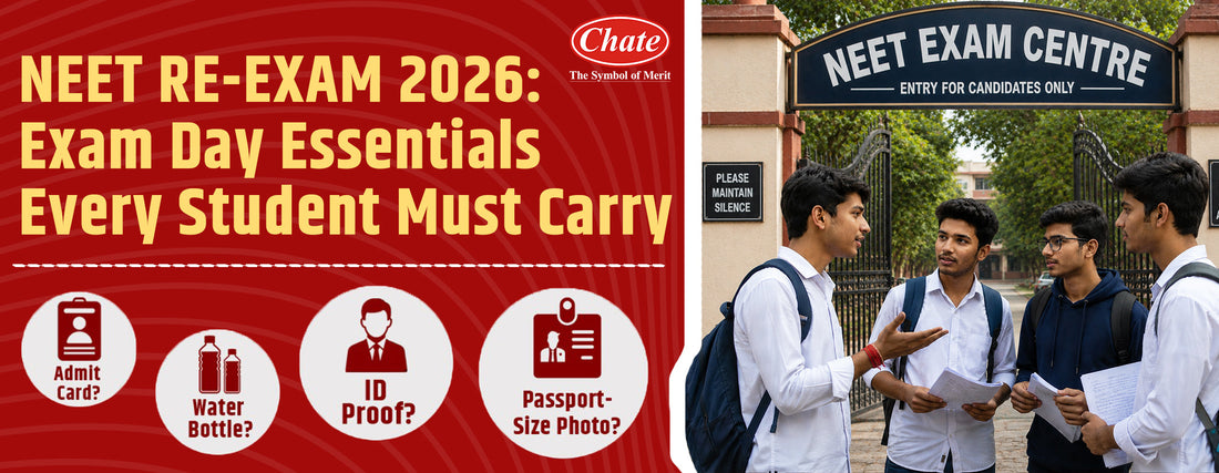 NEET Re-Exam 2026: Exam Day Essentials Every Student Must Carry