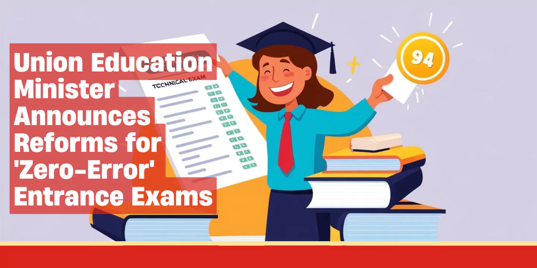 Union Education Minister Announces Reforms for 'Zero-Error' Entrance Exams