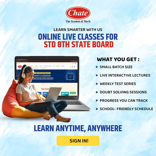 8th SSC Grade Online Live Classes (Semi-English Medium)