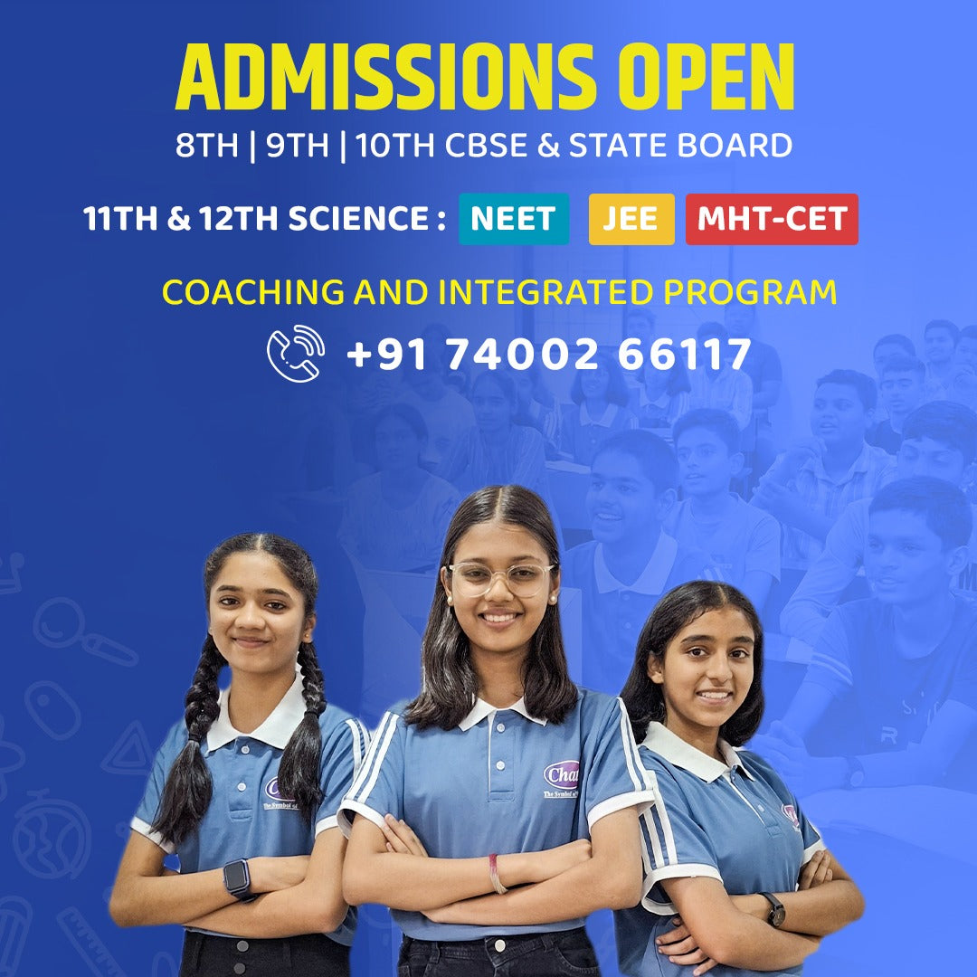admissions open 8th,9h,10th CBSE and State board and also for  NEET, JEE and MHT-CET. contact us on +917400266117 Chate coaching classes