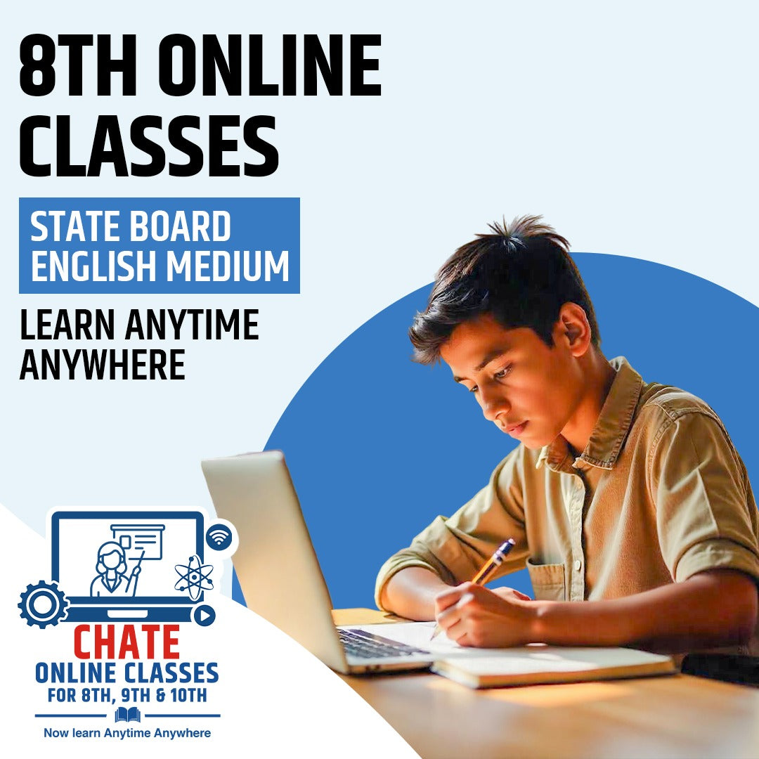 8th SSC Grade Online Live Classes (English Medium)